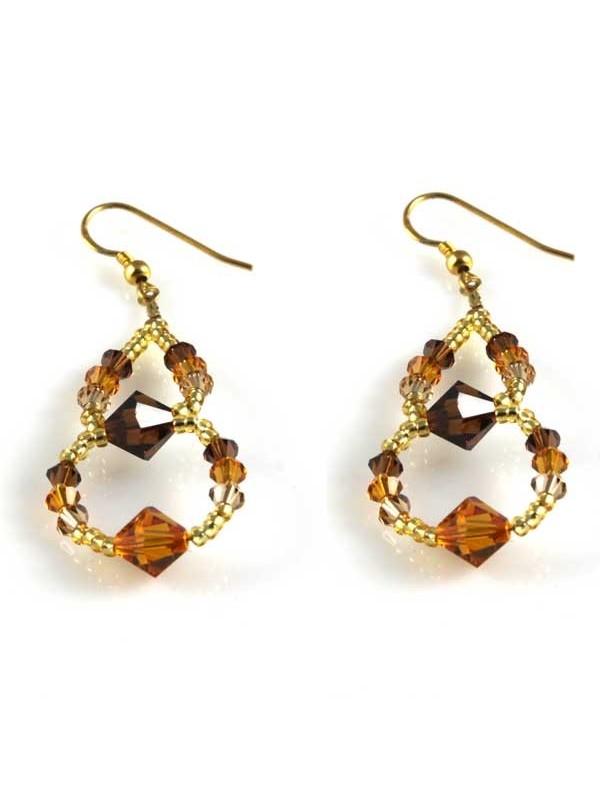 orecchini swarovski bicono da cerimonia