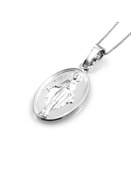 collana con medaglia miracolosa in argento 925