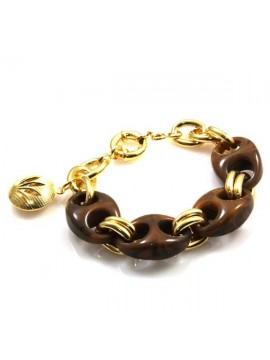 bracciale donna in bronzo e resina colorata
