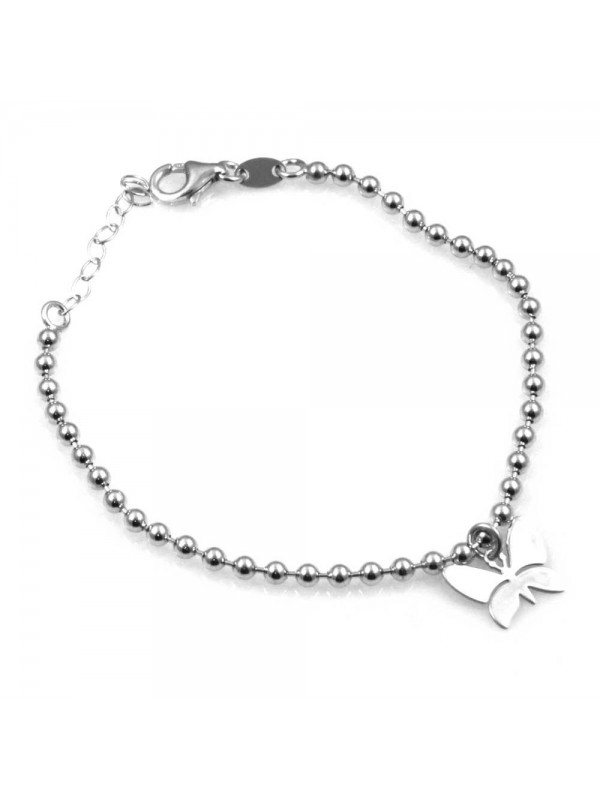 bracciale con farfalla in argento 925