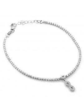 bracciale infinito donna in argento 925 - bcc1568