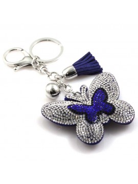 portachiavi a forma di farfalla donna personalizzazione borsa