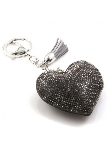 portachiavi a forma di cuore donna personalizzazione borsa