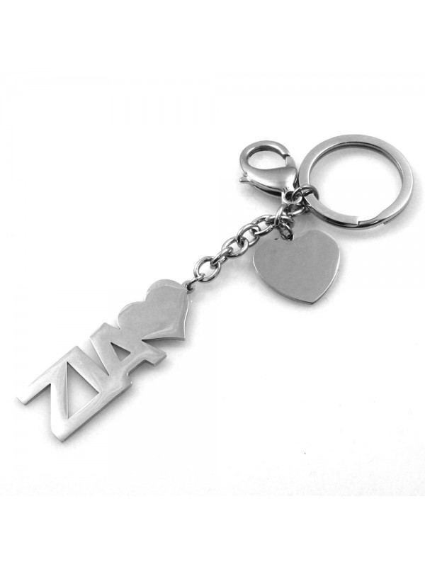 portachiavi donna scritta zia in acciaio personalizzabile con incisione