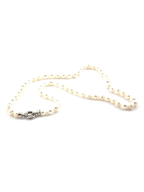 Collana di perle donna susta in argento 926