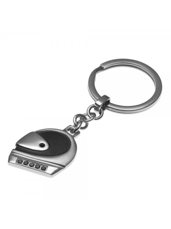 Portachiavi uomo casco da moto casa auto moto in acciaio - prt0209