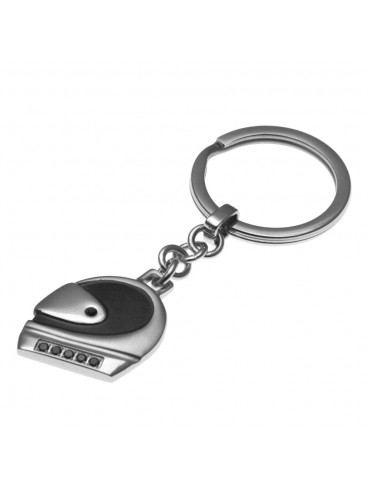 Portachiavi uomo casco da moto casa auto moto in acciaio - prt0209