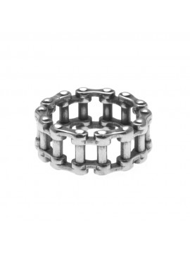 anello uomo catena moto in acciaio misura 20