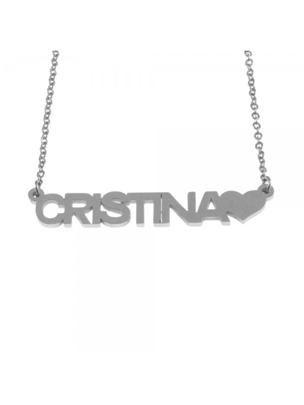 Collana con nome cristina - cll0856