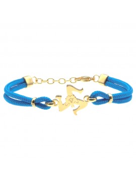 Bracciale con trinacria donna gioielli sicilia siciliani bcc2688
