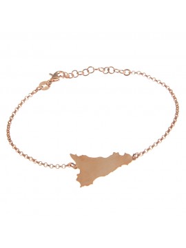bracciale sicilia donna in argento ramato bcc2428