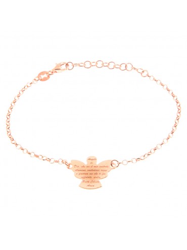 bracciale angelo custode preghiera in argento 925 bcc2097