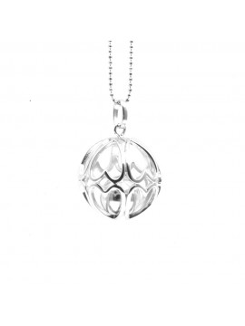 chiama angeli donna in argento con cuori cll1492