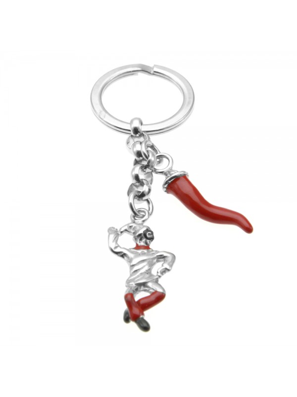 portachiavi corno napoletano portafortuna prt0060