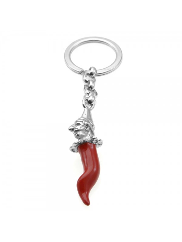 portachiavi corno napoletano portafortuna prt0065