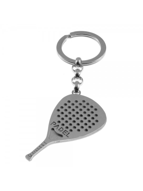 portachiavi padel racchetta in acciaio prt0084