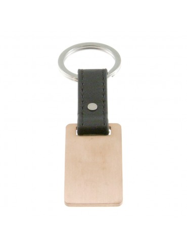 portachiavi uomo acciaio pelle prt0113