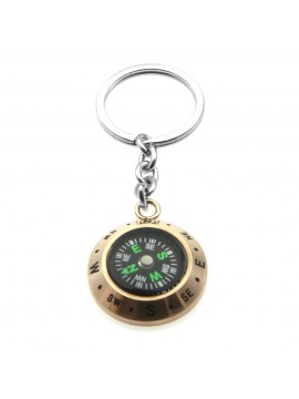 Portachiavi uomo bussola marinara casa auto moto in acciaio prt0184