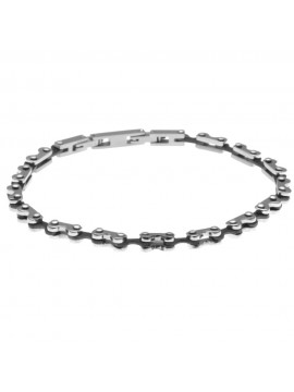 bracciale uomo acciaio bicolore bcc2055