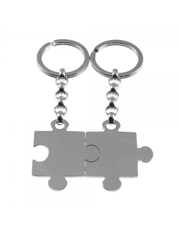 portachiavi puzzle che si divide in acciaio - prt0180