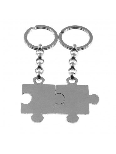 portachiavi puzzle che si divide in acciaio - prt0180