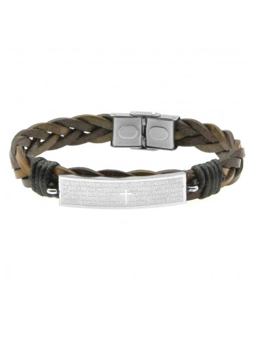 bracciale uomo con ave maria preghiera bcc2010