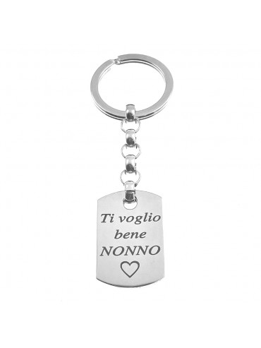 portachiavi uomo personalizzabile con incisione - prt0288b