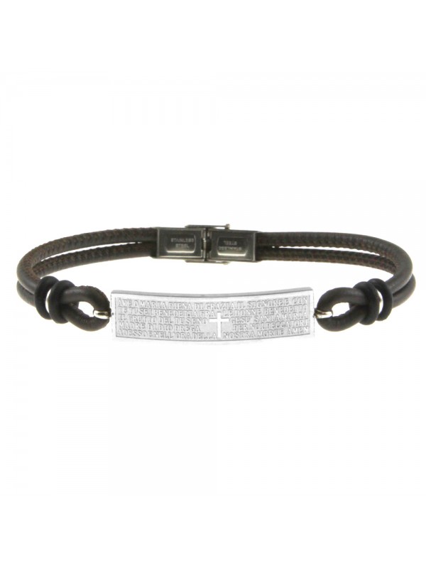 bracciale ave maria preghiera uomo bcc2759