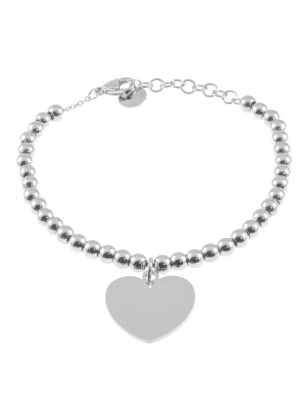 bracciale cuore donna acciaio bcc2774