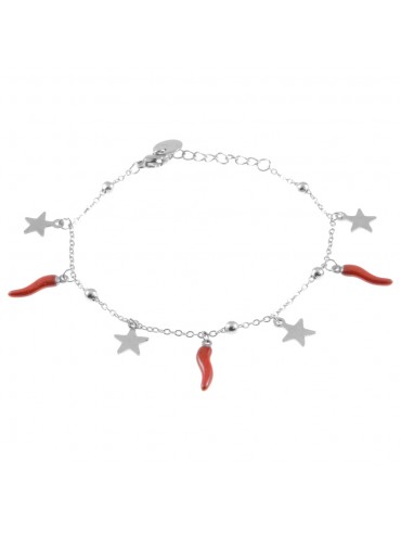 bracciale corni stelline donna acciaio bcc2793
