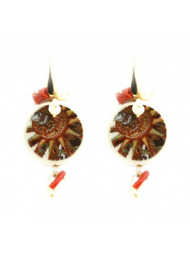 orecchini siciliani in ceramica occ0371