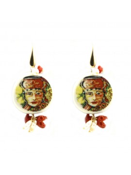 orecchini siciliani in ceramica occ0376