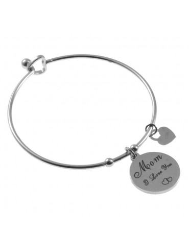 bracciale mamma rigido con ciondolo bcc2862