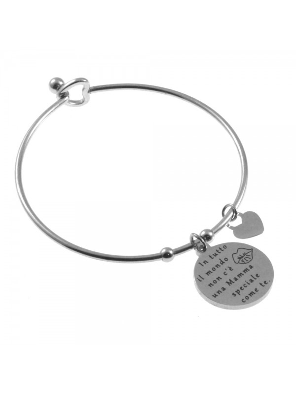 bracciale mamma rigido con ciondolo bcc2863