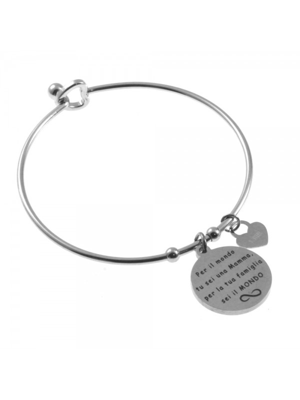 bracciale mamma rigido con ciondolo bcc2864