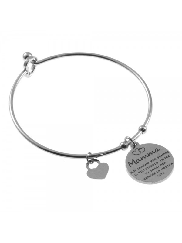 bracciale mamma rigido con ciondolo bcc2870