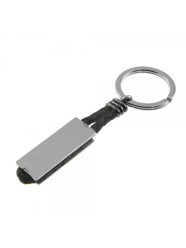 portachiavi uomo pelle acciaio prt0291
