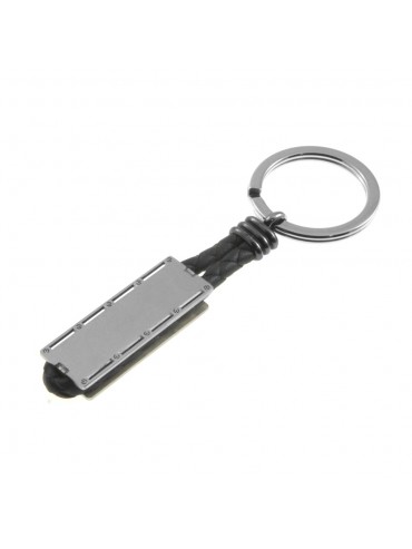 portachiavi uomo pelle acciaio prt0292