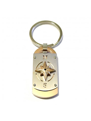 Portachiavi uomo rosa dei acciaio marinari - prt0191