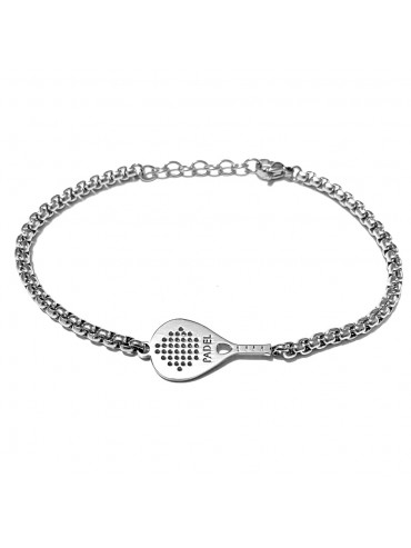 bracciale padel uomo acciaio bcc2989