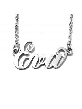 collana con nome Eva acciaio cll2030