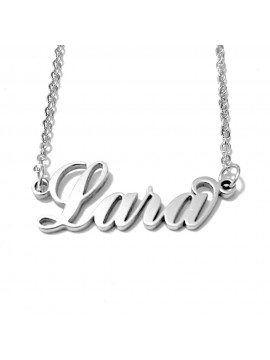 collana con nome Lara acciaio cll2046