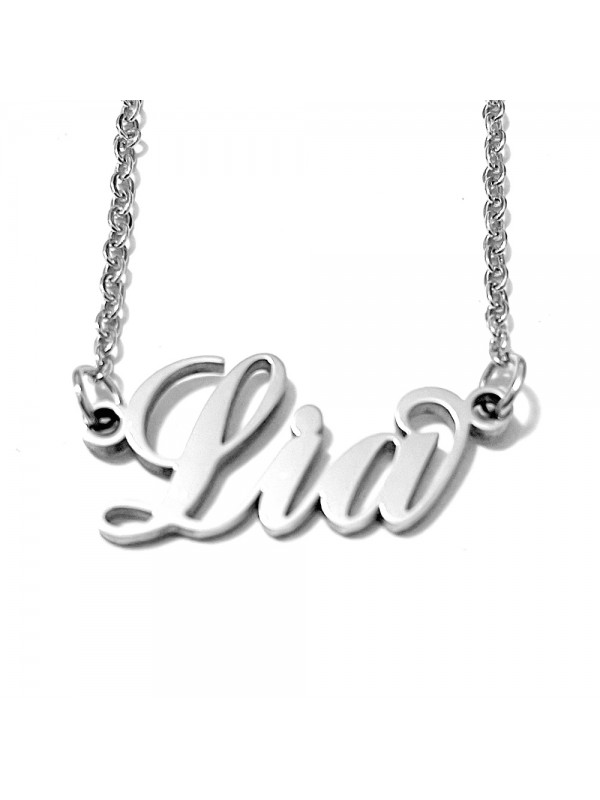 collana con nome Lia acciaio cll2048