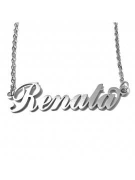 collana con nome Renata acciaio cll2071