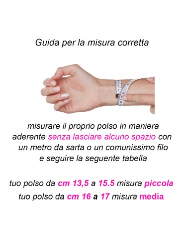 misura corretta bracciale donna