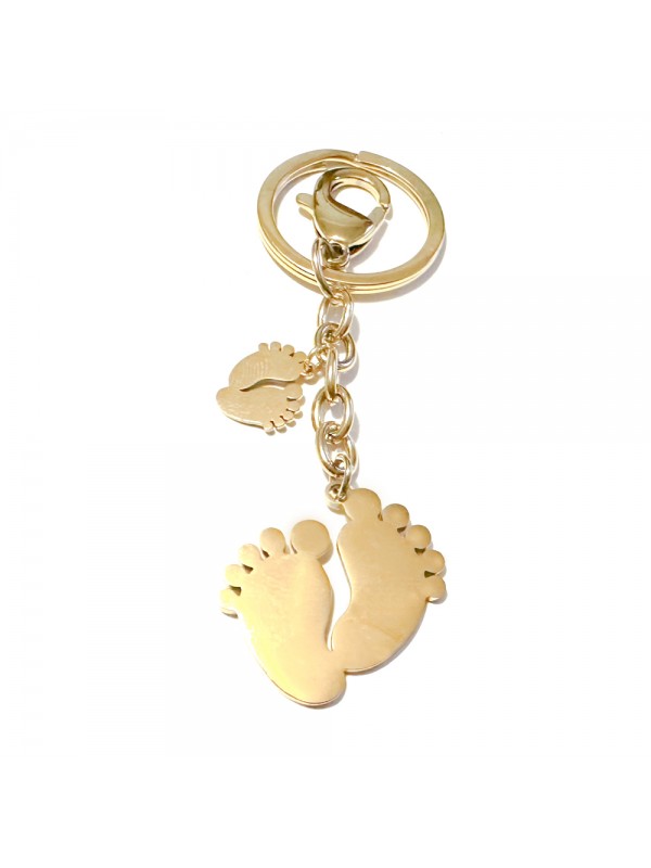 portachiavi piedini acciaio prt0297