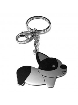portachiavi cane cagnolino acciaio prt0338