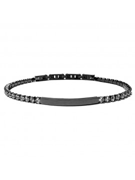 bracciale tennis acciaio uomo donna bcc3037