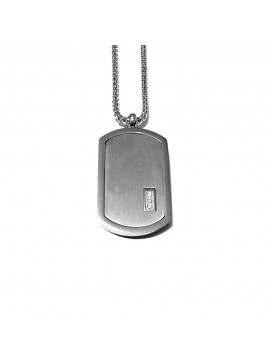 piastrina militare targhetta collana uomo cll2174