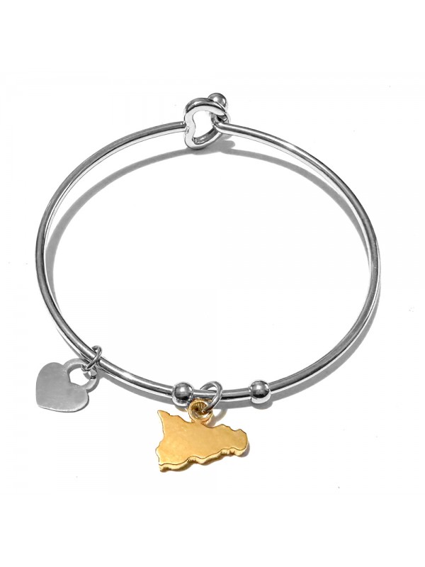 Bracciale donna sicilia ciondolo gioielli siciliani bcc0035